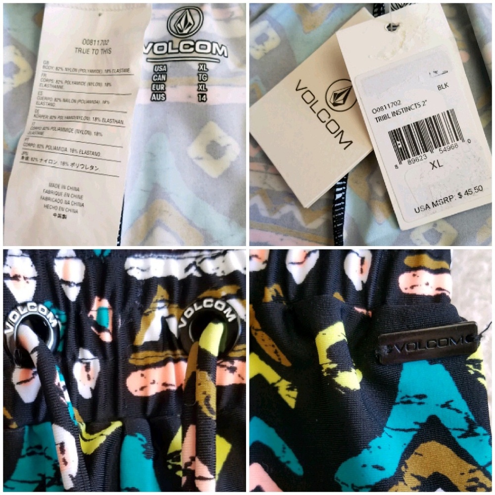 🖤 VOLCOM TRIBAL INSTINCTS  BOARDSHORTS - Picture 7 of 8